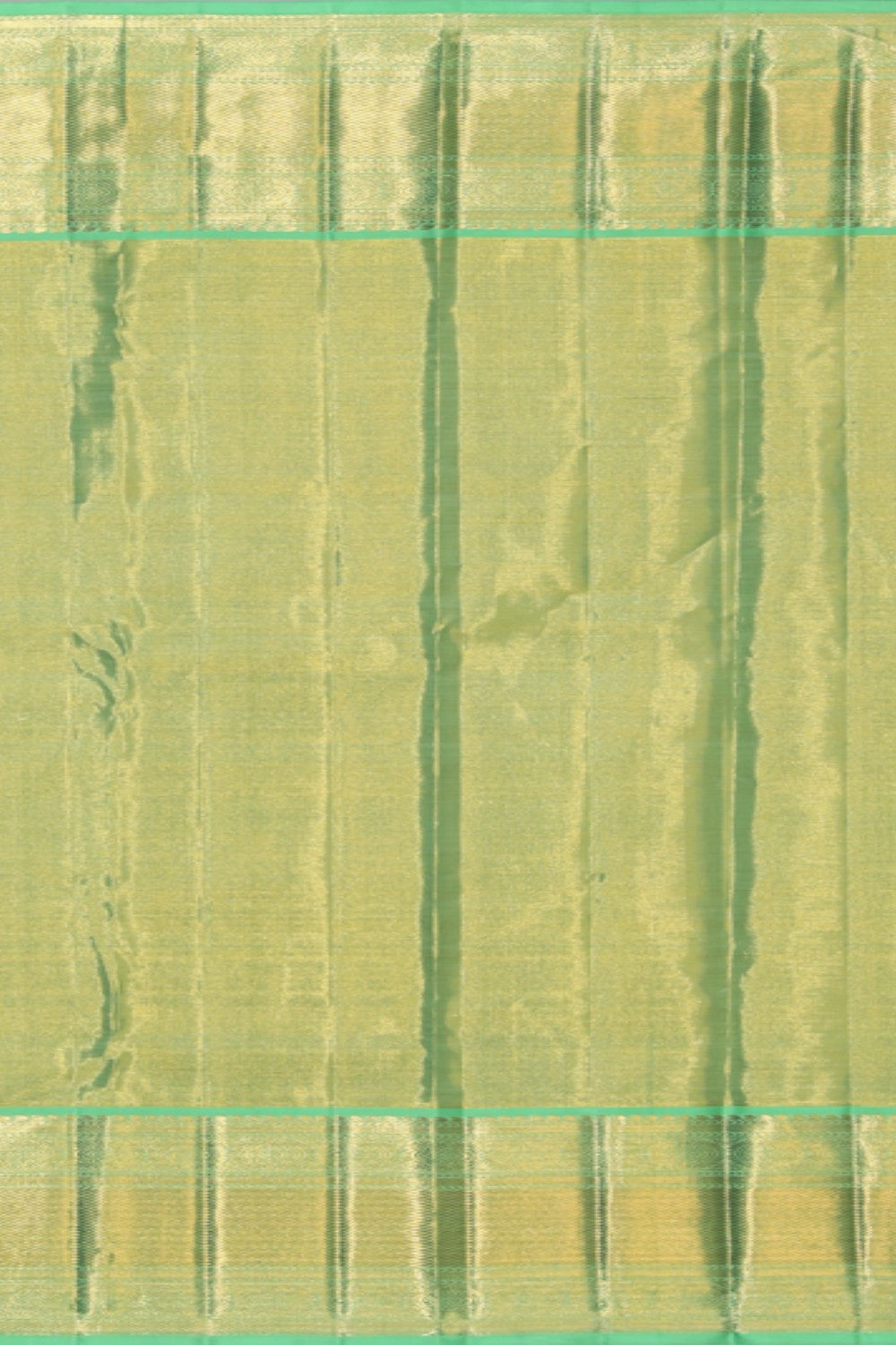 Image of Kanchipuram Silk Tissue Brocade Green Saree